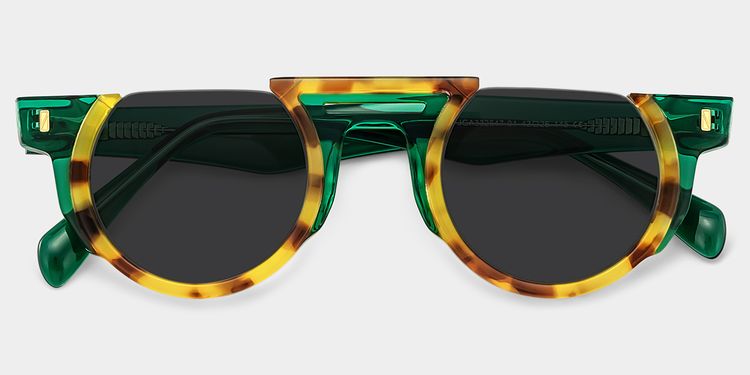 Mastin Tortoise Round Sunglasses