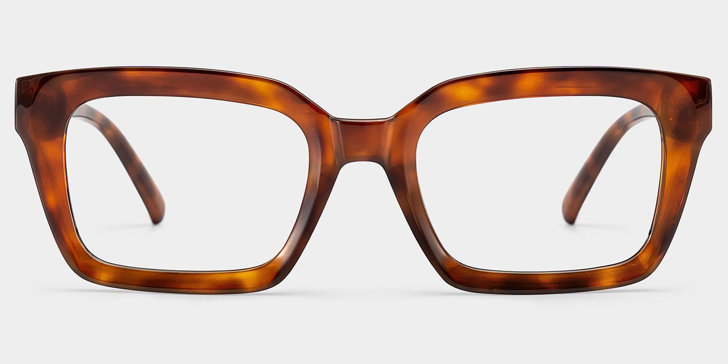 Marley Tortoise Eyeglasses with Rectangle Frames | ZEELOOL1