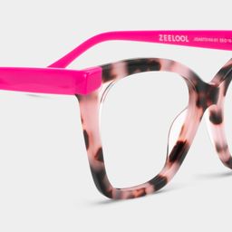Kira Pink Tortoise Butterfly Glasses6