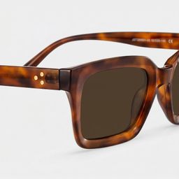 Marley Tortoise Rectangle Sunglasses4