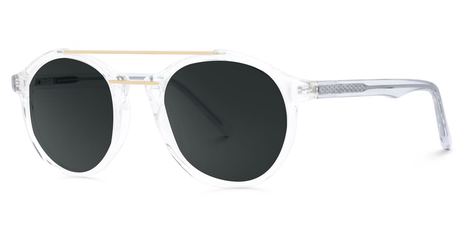 Lee Round Clear Prescription Sunglasses | ZEELOOL1