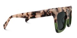 Benitez Two-Tone Square Sunglasses2