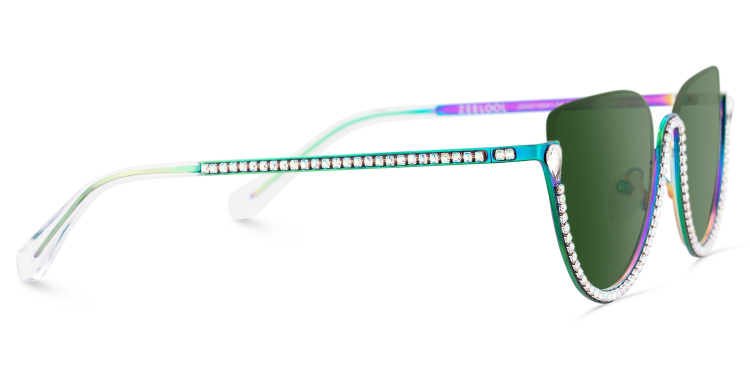 Sparkle Iridescent Cat Eye Sunglasses to Frame Your Face | ZEELOOL3
