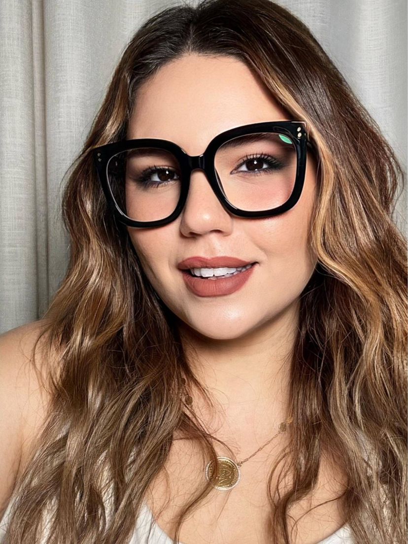 Karla Geometric Green Glasses