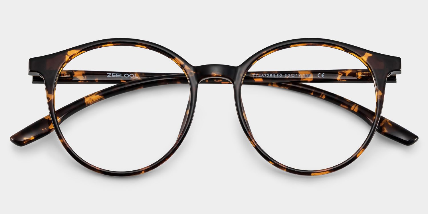 Blanco Round TortoiseShell Frame Glasses | ZEELOOL1