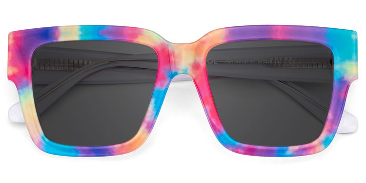 Pop Colorful Rectangle Sunglasses