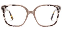 Siner Khaki Tortoise Square Glasses2