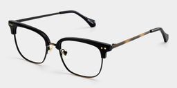 Nathan Black Browline Glasses3