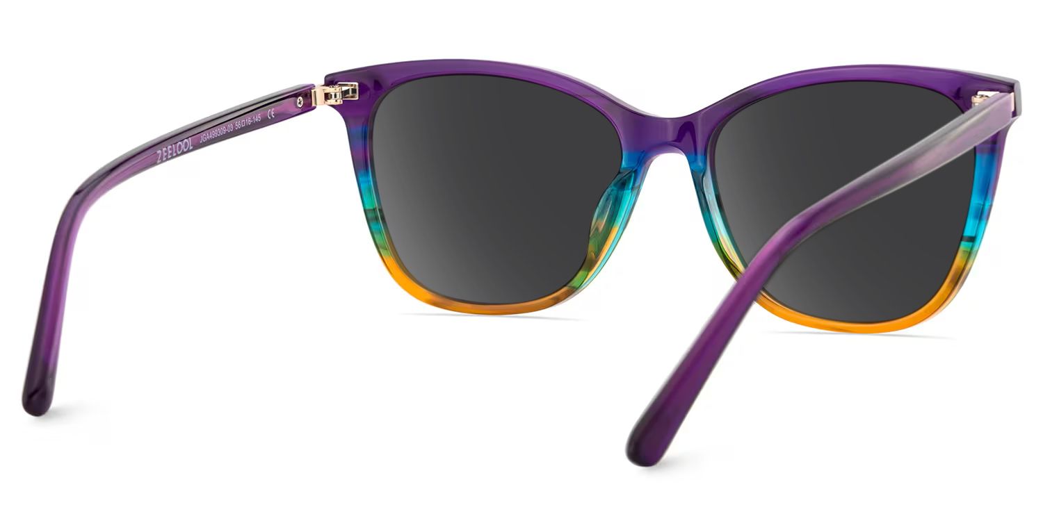 Gage Butterfly Style Colorful Frame Sunglasses | ZEELOOL4
