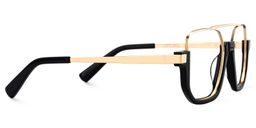 Oromiya Black Gold Aviator Glasses4