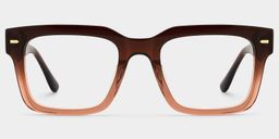 Benjamin Two-tone Rectangle Glasses1