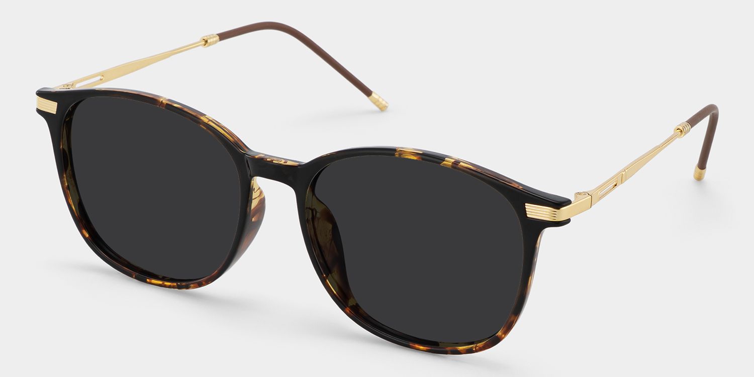 Greene Square Tortoise Prescription Sunglasses | ZEELOOL2