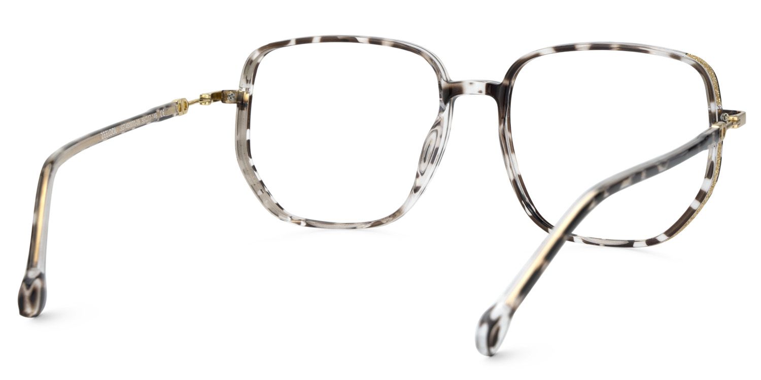 Brown Tortoise Glasses With Geometric Shape4