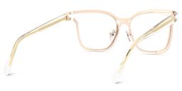 Shine Gold Square Glasses5