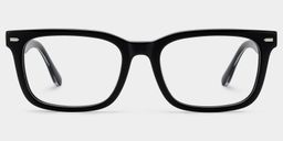 Patrick Black Rectangle Glasses1