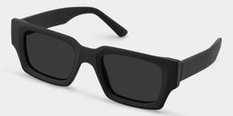 Garza Black Rectangle Sunglasses2