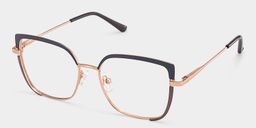 Grasso Two-Tone Rectangle Glasses2