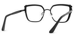 Frieze Black Rectangle Glasses4