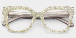 Renata Silver Square Glasses2