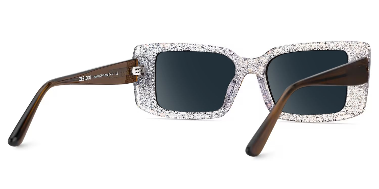 Gleam Rectangle Leopard Frame Sunglasses Online Sale | ZEELOOL4