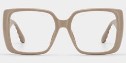 Maya Brown Square Glasses1