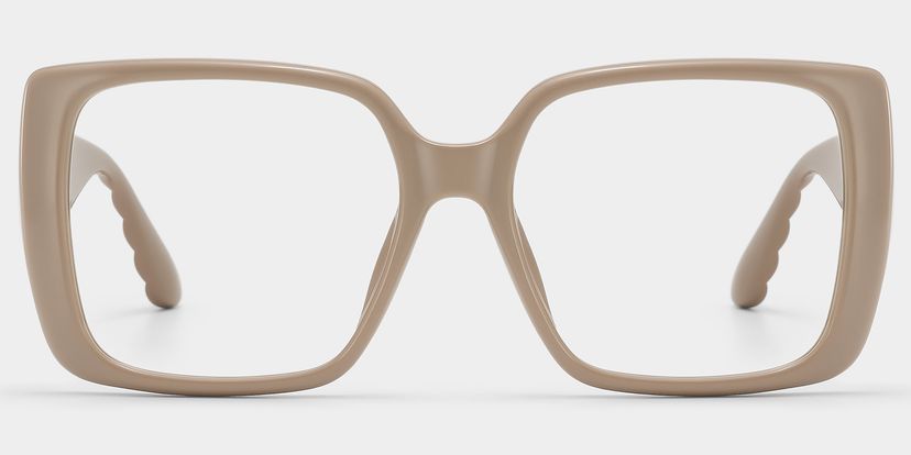 Maya Brown Square Glasses