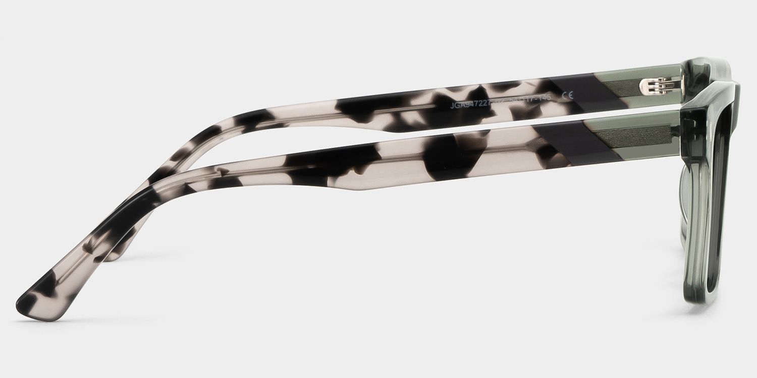 Henry Rectangle Gray Green Frame Sunglasses Online Sale | ZEELOOL3