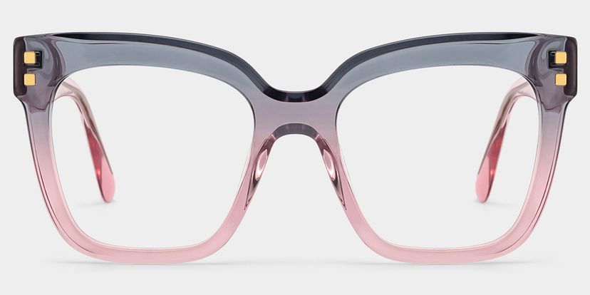 Minguela Gray Pink Square Glasses