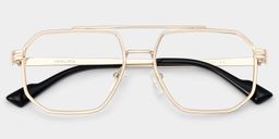 Autumn Gold Aviator Glasses2