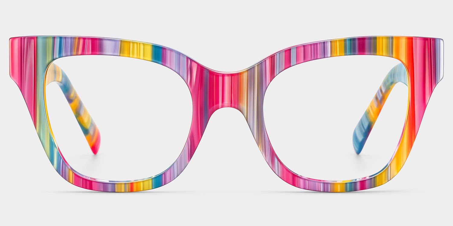 Nereyda Candy Color Eyeglasses Skittles for Women | ZEELOOL0