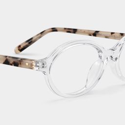 Everly Clear Oval Glasses5