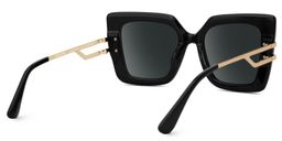 Poutine Black Square Sunglasses3