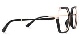 Alexia Black Square Glasses3