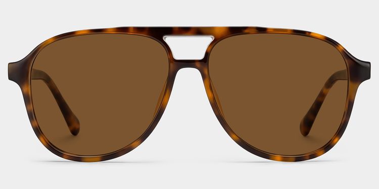 Luna Tortoise Aviator Sunglasses