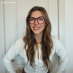 Hailey Red Square Glasses9