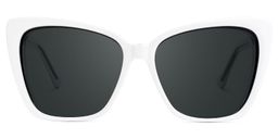 Shanell White-Black Butterfly Sunglasses0