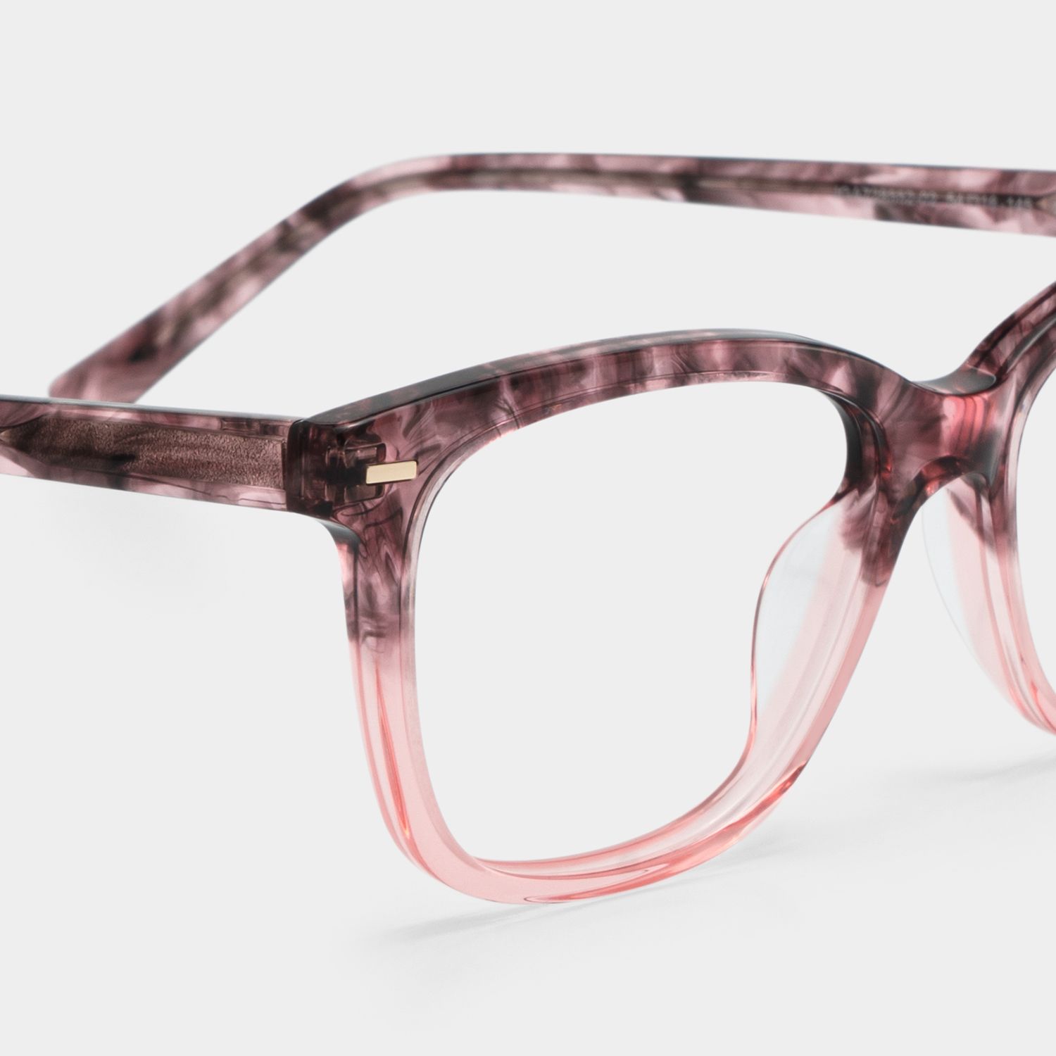 Sawyer Blossom Eyewear - Pink Rectangle Acetate Glasses | ZEELOOL5