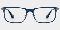 Alexander Blue Rectangle Glasses1