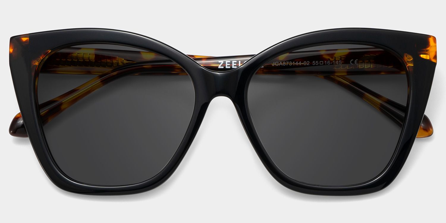 Kira Black Butterfly Sunglasses to Frame Your Face | ZEELOOL1