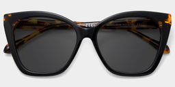 Kira Black Butterfly Sunglasses1