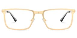 Roxana Gold Rectangle Glasses1