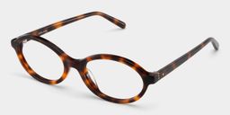 Everly Tortoise Oval Glasses6