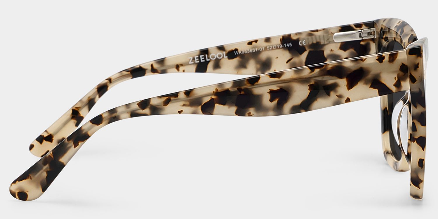 Minguela Square Brown-Tortoise Sunglasses for Women & Men | ZEELOOL3