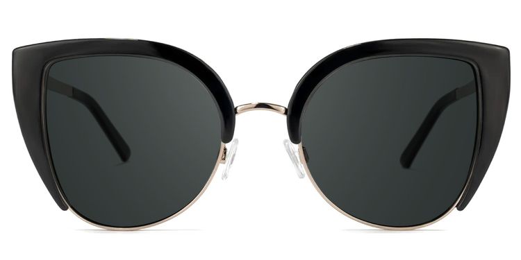 Brewer Black Cat eye Sunglasses