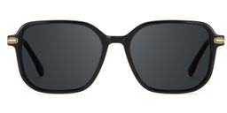 Jetson Black Rectangle Sunglasses0