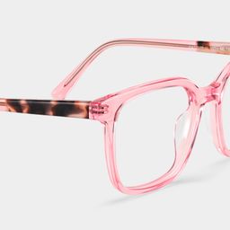 Freya Pink Square Glasses8