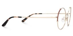 Rindy Brown Round Glasses2