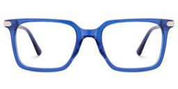 Goveo Blue Rectangle Glasses1