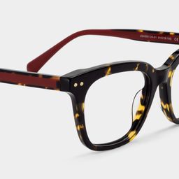 Angela Tortoise Square Glasses5