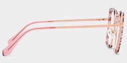 Cordaro Pink Leopard Square Glasses3